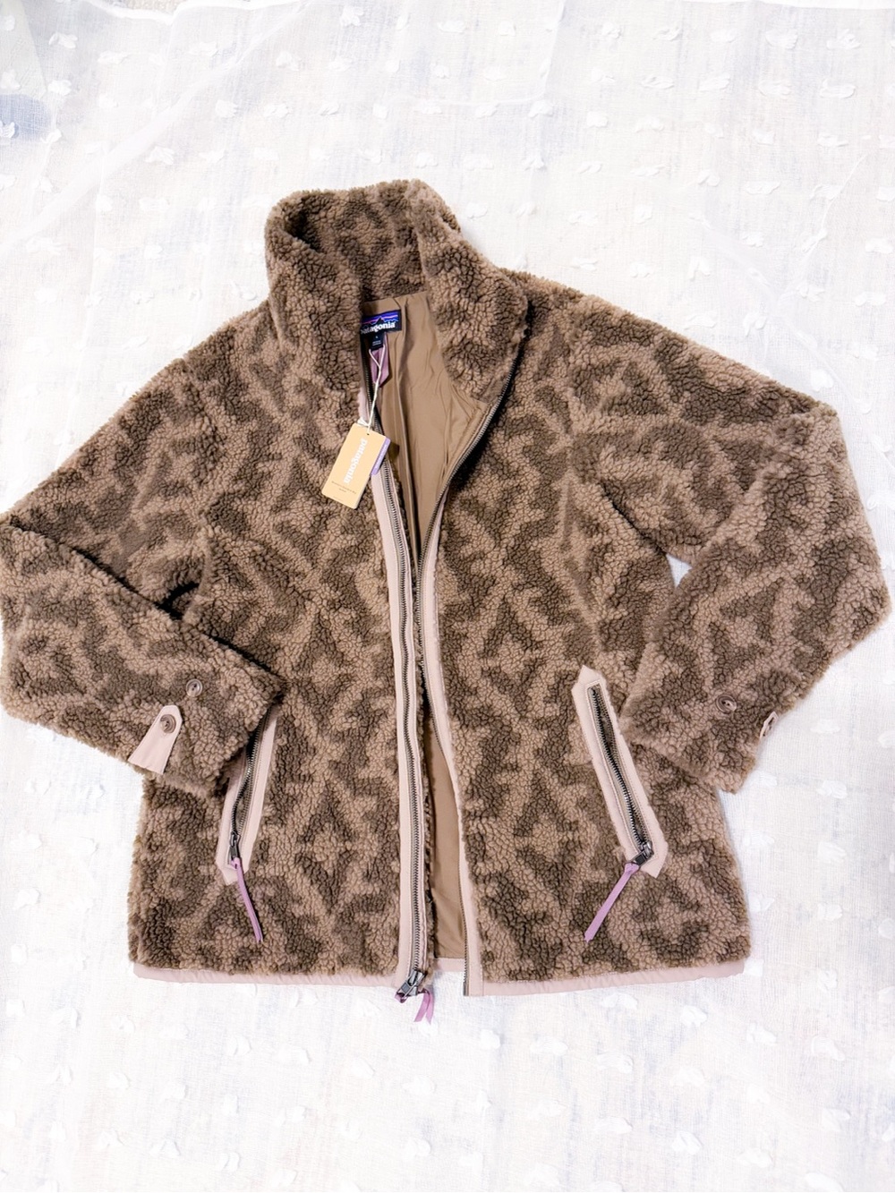 NWT! Patagonia Sherpa fleece Plush Jacket Size L - Picture 2 of 7